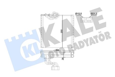 RENAULT випарник Kangoo 08- Kale 352995 (фото 1)