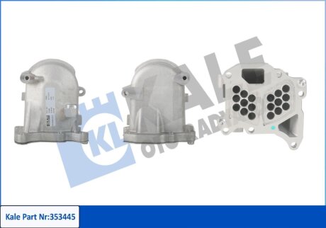 CITROEN Радіатор EGR Berlingo 08-, C3/4/5, DS3/5, Ford Focus III, Mondeo IV, Peugeot, Volvo Kale 353445