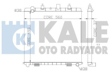 LANDROVER Радіатор охолодження Range Rover II 3.9/4.6 98- Kale 359300 (фото 1)