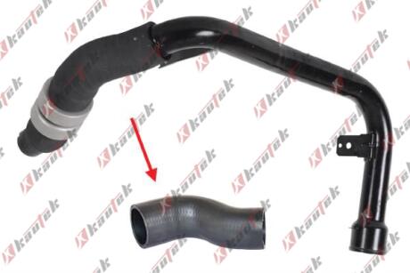 CITROEN патрубок інтеркулера JUMPER 2.2 HDi 110 11-, JUMPER 2.2 HDi 150 11-, FIAT DUCATO 110 Multijet 2,3 D 11-, PEUGEOT BOXER 2.2 HDi 120 06- Kautek CI-TH010