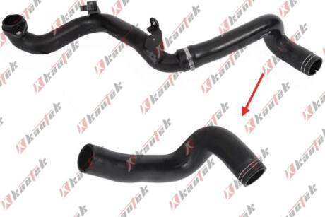 Патрубок турбіни FIAT FIORINO 1.3D 09- Kautek FI-TH068