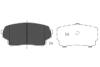 PARTS SUZUKI Гальмівні колодки передн.Grand Vitara 1.9d 2.0HDI 01- KAVO KBP-8511 (фото 1)