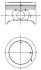 Поршень двигуна KOLBENSCHMIDT 40161600 (фото 1)