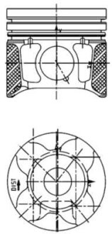 Поршень KOLBENSCHMIDT 40179610