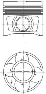 Поршень KOLBENSCHMIDT 40356620