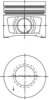 Поршень двигуна VAG 2.0TDI KOLBENSCHMIDT 40387600 (фото 1)