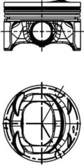 Поршень KOLBENSCHMIDT 40477620