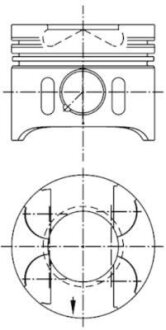 Поршень KOLBENSCHMIDT 41014600