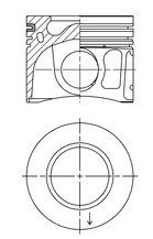 Поршень двигуна FORD 2,2TDCI 86,00 STD 2/2/2 KOLBENSCHMIDT 41072600