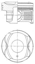 Поршень двигуна TOYOTA 71,00 KOLBENSCHMIDT 41250600 (фото 1)