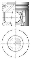 Поршень KOLBENSCHMIDT 41493600 (фото 1)