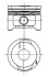 Поршень двигуна VW ABD 1,4B 75,00 STD KOLBENSCHMIDT 92228600 (фото 1)