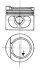 Поршень двигуна KOLBENSCHMIDT 93872620 (фото 1)