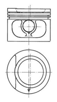 Поршень KOLBENSCHMIDT 93876620