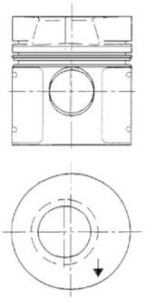 Поршень KOLBENSCHMIDT 93951600