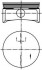 Поршень, комплект OPEL X18XE1/Z18XE 1,8i 16V 98- KOLBENSCHMIDT 99741610 (фото 1)