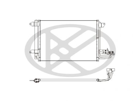 Радіатор кондиціонера KOYORAD CD440576