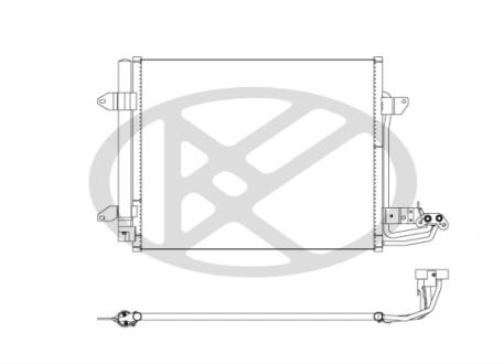 Радіатор кондиціонера KOYORAD CD450650