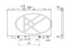 Радіатор охолодження двигуна KOYORAD PL012282 (фото 1)