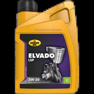 Масло моторное Elvado LSP 5W-30 (1 л) KROON OIL 33482