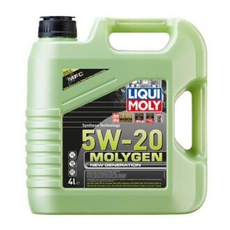 Моторна олива Molygen New Generation 5W-20, 4л. LIQUI MOLY 20798 (фото 1)