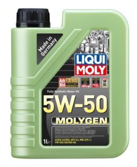 Олива моторна Molygen 5W-50 1л LIQUI MOLY 2542 (фото 1)