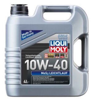 Моторна олива MOS2-LEICHTLAUF 10W-40 4Л LIQUI MOLY 6948