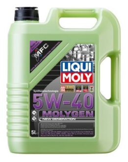 Моторна олива MOLYGEN NEW GENERATION 5W-40 5Л LIQUI MOLY 8536