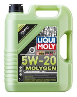 ОЛИВА МОТОРНА MOLYGEN NEW GENERATION 5W-20 5Л LIQUI MOLY 8540 (фото 1)