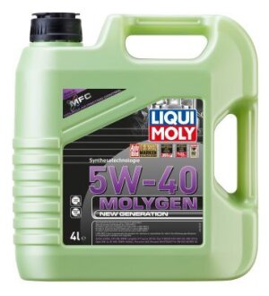 Олива моторна Molygen New Generation 5W-40 4л LIQUI MOLY 8578 (фото 1)