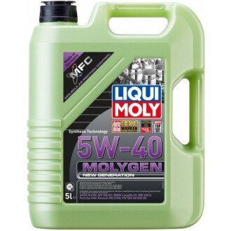 Масло моторное Molygen New Generation 5W-40 (5 л) LIQUI MOLY 9055 (фото 1)