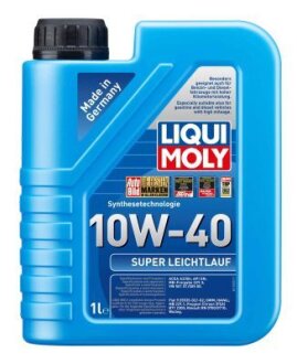 LM (заміна з арт. 1317) 1л LEICHTLAUF 10W-40HD масло моторне напівсинт. LIQUI MOLY 9503