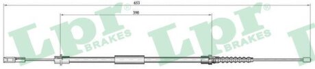 Трос ручного гальма LPR C0645B