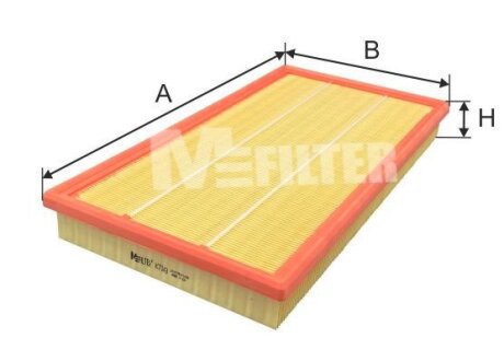 Фільтр повітряний M-FILTER K7143