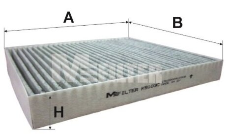 Фільтр салона M-FILTER K9103C