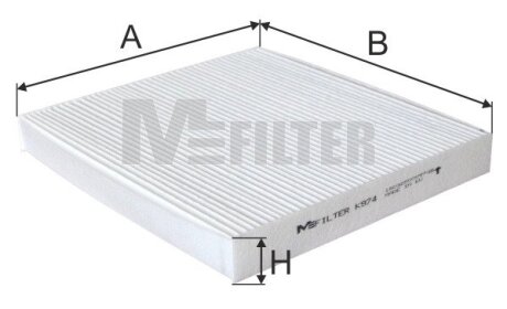 Фільтр салону M-FILTER K974 (фото 1)