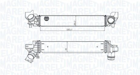 BMW Інтеркулер 1 (F40), 2 Active Tourer (F45), 2 Gran Tourer (F46), X1 (F48) MAGNETI MARELLI 351319205450