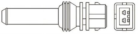 Лямбда-зонд (3 конт.) AUDI 80/100/A6 1,8-2,3 VW Golf II, Passat 1,8-2,2 MAGNETI MARELLI 466016355078 (фото 1)