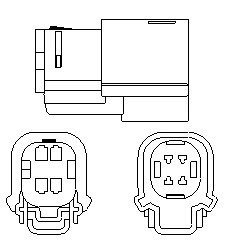 FORD Кисневий датчик (лямба-зонд) B-MAX 1.0 EcoBoost MAGNETI MARELLI 466016355179