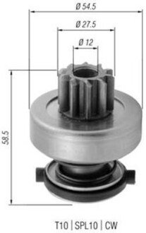 Бендикс (z=10) DB двигун.OM601-606 W124-210, Vito, Sprinter [] MAGNETI MARELLI 940113020376