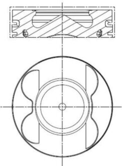 Поршень MAHLE / KNECHT 001 PI 00106 000 (фото 1)