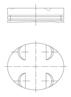 Поршень MAHLE / KNECHT 005 24 01