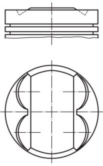 Поршень MAHLE / KNECHT 011 PI 00105 000