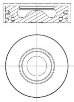 Поршень MAHLE / KNECHT 013 PI 00136 000 (фото 1)