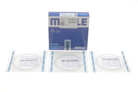 Комплект кілець поршневих з 3 шт. MAHLE / KNECHT 013 RS 00114 0N0 (фото 1)