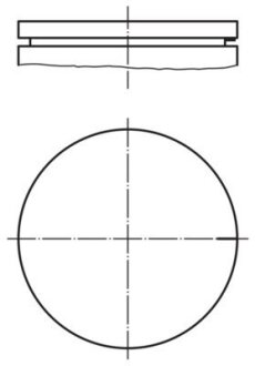 Поршень MAHLE / KNECHT 021 03 00 (фото 1)