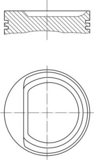 Поршень MAHLE / KNECHT 030 71 00