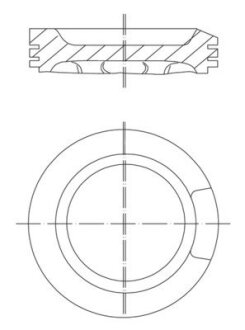 Поршень MAHLE / KNECHT 033 04 02 (фото 1)