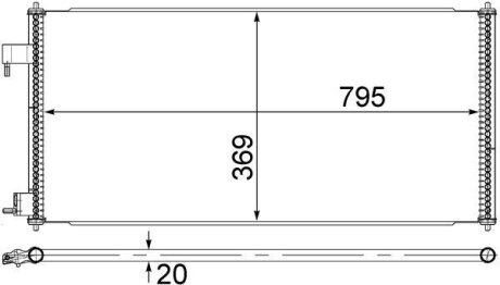 Конденсатор MAHLE / KNECHT AC 689 000S (фото 1)