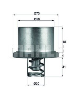 Термостат MAHLE / KNECHT THD 2 89